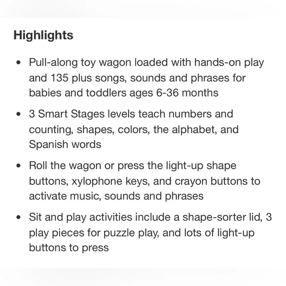 Fisher-Price Red and Blue Learning Wagon - Picture 4 of 4